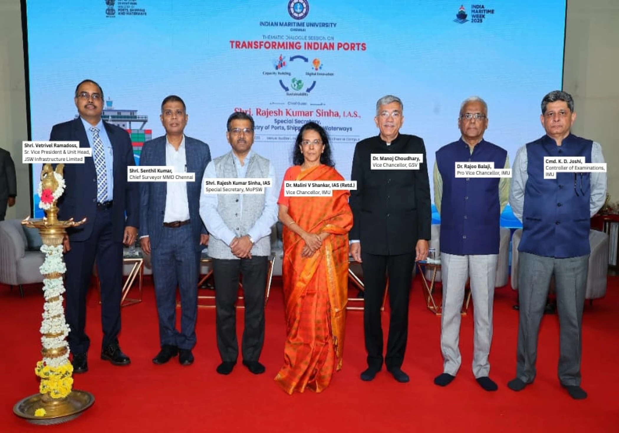 Indian Maritime University Hosts Thematic Dialogue on Port Transformation; Signs Strategic MoUs for Maritime Skilling and Innovation